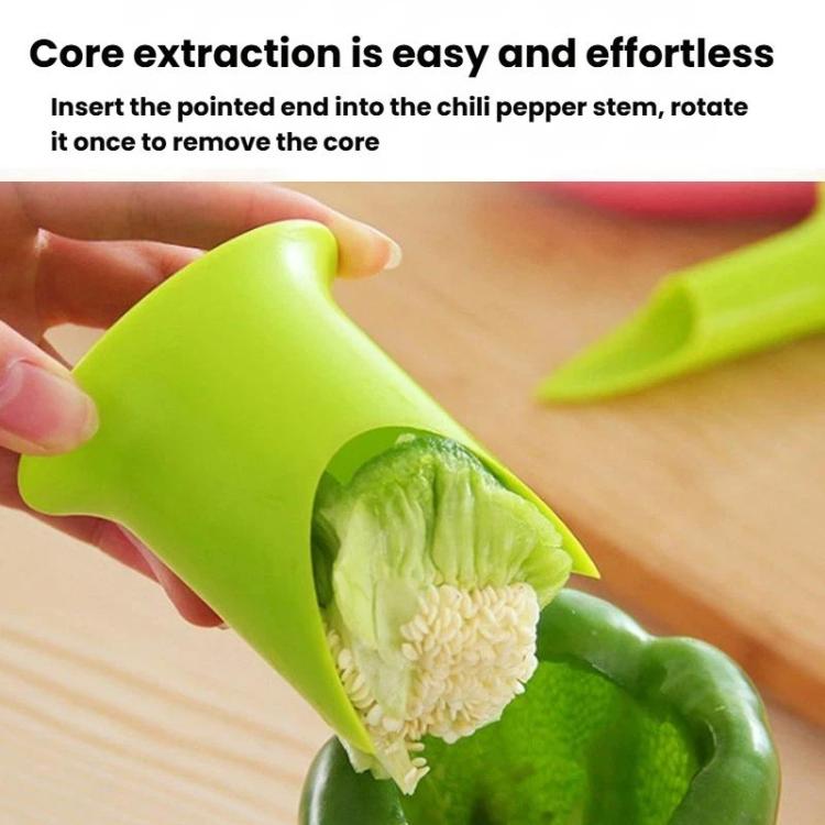 LsCook 2-Piece Set PP Pepper Corer