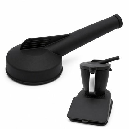 Rotatable black silicone steam diverter with steam release pipe for Thermomix TM7