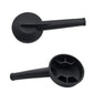 Rotatable black silicone steam diverter base with side steam release nozzle