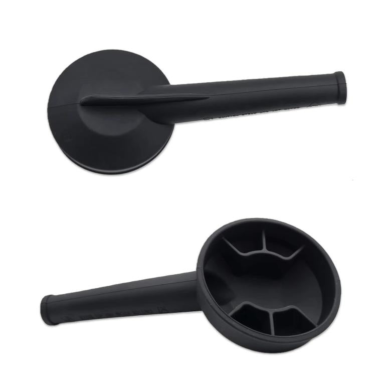 Rotatable black silicone steam diverter base with side steam release nozzle