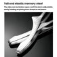 Stainless steel BBQ tongs with flexible spring-like handle, adjustable hold
