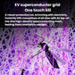 Extendable & Rotatable Electric Mosquito Racket With Rechargeable Base Automatic Mosquito-Attracting & Lighting Zapper, XH-63