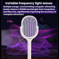 Extendable & Rotatable Electric Mosquito Racket With Rechargeable Base Automatic Mosquito-Attracting & Lighting Zapper, XH-63