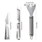 LsCook Stainless Steel Peeler & Grater, Single English Cardboard Packaged, 2-Piece Set Card-packaged