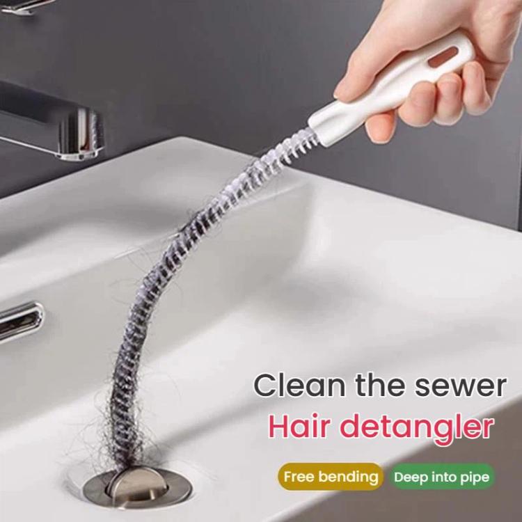 LsCook 60cm Pipe Cleaning Brush Drain Hair Removal Pipe Unclogging Tool