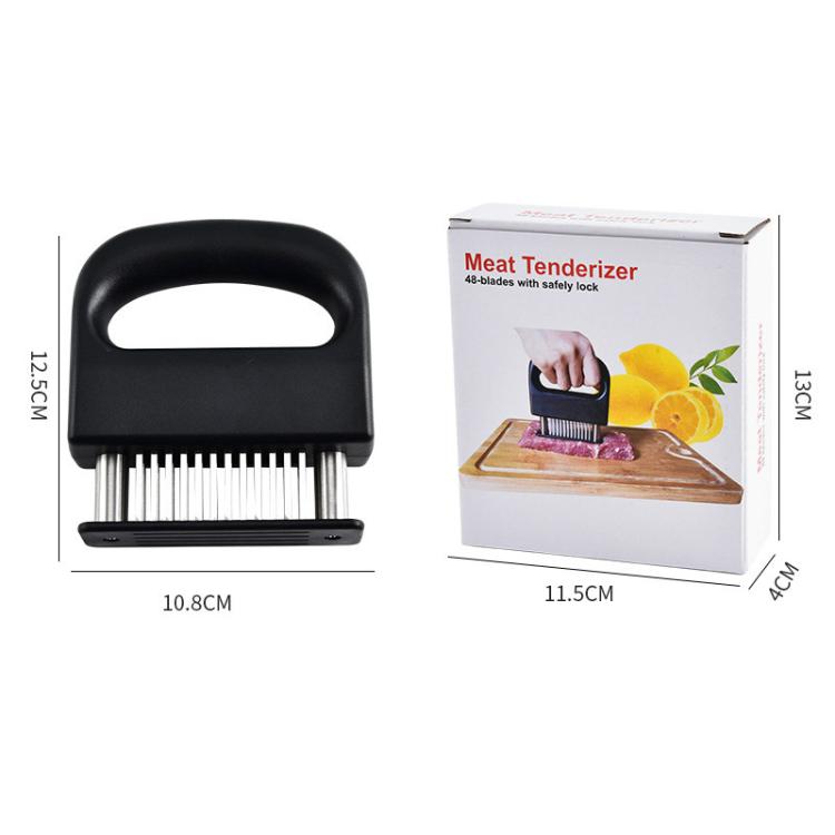 LsCook Handle Style 48 Pin Meat Tenderizer 430 Stainless Steel Tenderizing Pins