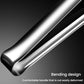 304 stainless steel tongs with curved, bend-resistant long handle