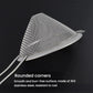 LsCook 8.5cm Stainless Steel Strainer Pointed-Handle Oil Strainer, Pointed-Handle Base