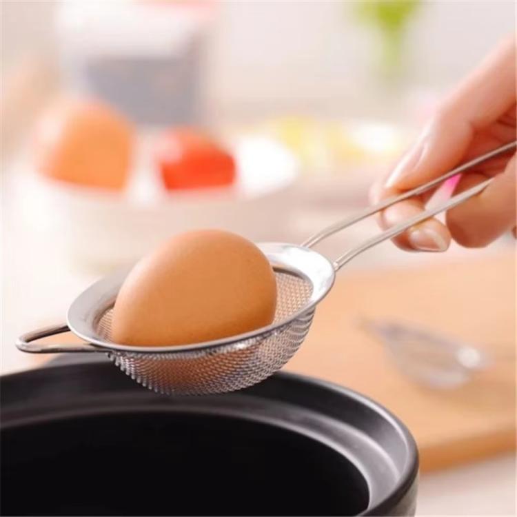 LsCook 8.5cm Stainless Steel Strainer Pointed-Handle Oil Strainer, Pointed-Handle Base