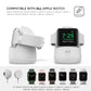 For Apple Watch AhaStyle PT63  Silicone Charging Storage Stand Mini Charging Base, Without Charger
