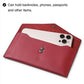 HUMERPAUL HU112 Leather Passport Pouch EnvelopeStyle Business Card Holder