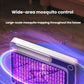 White electric mosquito trap with purple UV grid, wide glowing light panel