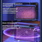 Blue electric mosquito trap with UV grid and purple light