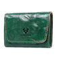 HUMERPAUL HU115 Hand-embossed Vegetable Tanned Leather Credit Card Wallet Coin Pouch