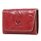 HUMERPAUL HU115 Hand-embossed Vegetable Tanned Leather Credit Card Wallet Coin Pouch
