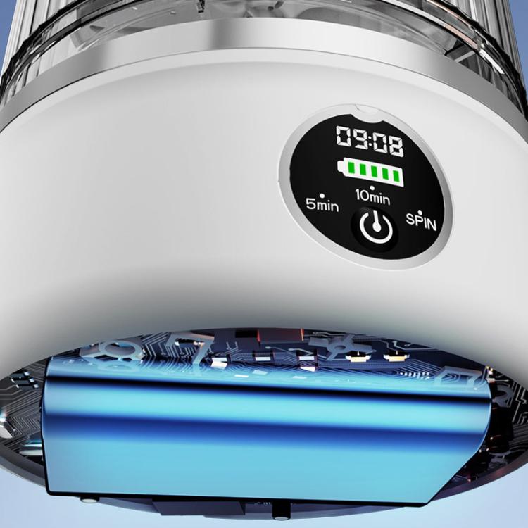 Mini washing machine control panel and inner spinning mechanism view