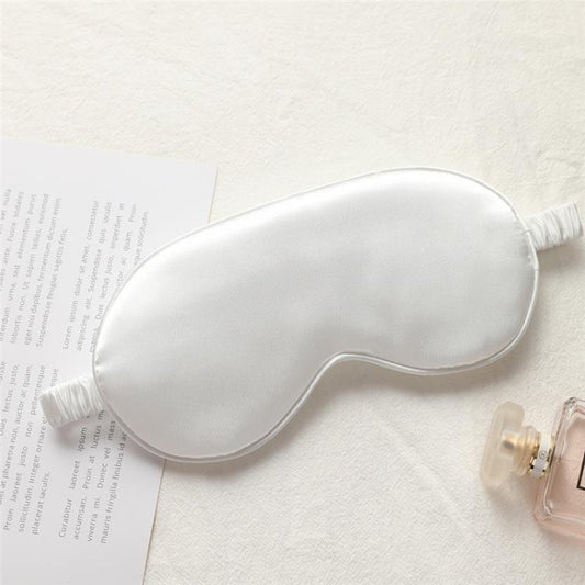 Double Sided Satin Sleep Mask for Women Men Night Blindfold Light Blocking Travel Eye Mask