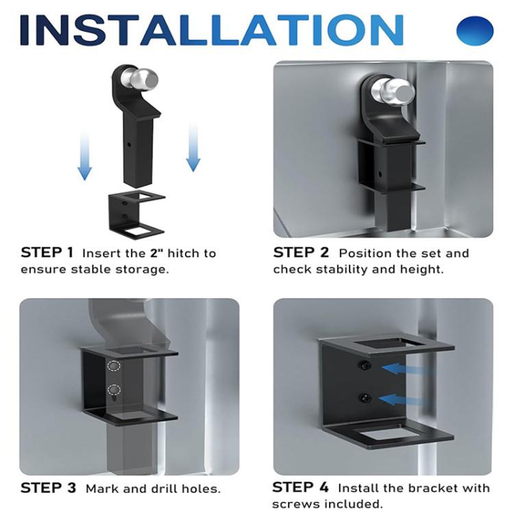FS-2624 Storage Bracket For 2 Inch Trailer Hitch Receiver