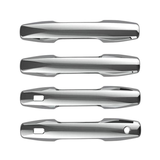 Mirror-finish door handle protective covers, 4-piece set for RAV4/Wildlander