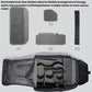 Open backpack with removable inner dividers for flexible storage arrangement