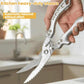 LsCook High Hardness Stainless Steel Heavy-Duty Chicken Bone Scissors Multi-Functional Kitchen Shears for Home Use