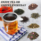 Stainless steel tea strainer basket with fine mesh for tea or coffee
