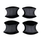 Black door cup anti-scratch panel stickers (4 pcs)