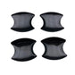 Carbon fiber-look door cup anti-scratch panel stickers (4 pcs)