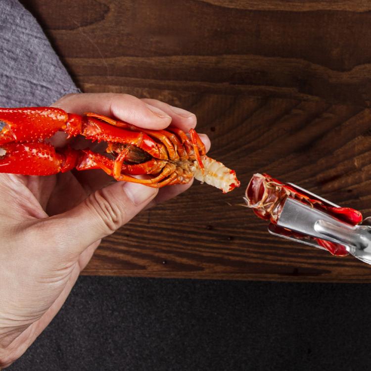 LsCook Stainless Steel Lobster Cracker Lobster Shelling Tool