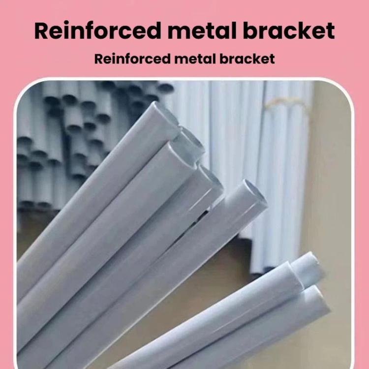 Reinforced metal bracket close-up for kids play tent frame support bars