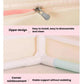 Kids play tent zipper and corner reinforcement detail with stable seam and support structure
