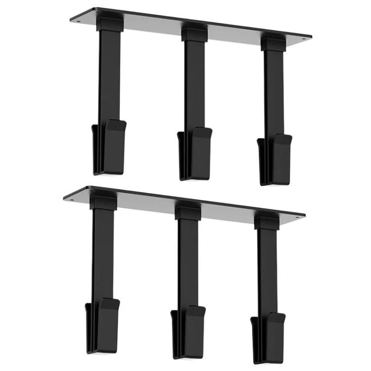 Wine Cabinet Hanging Cup Rack Upside Down Beer Glass Holder, 2pcs, 4pcs