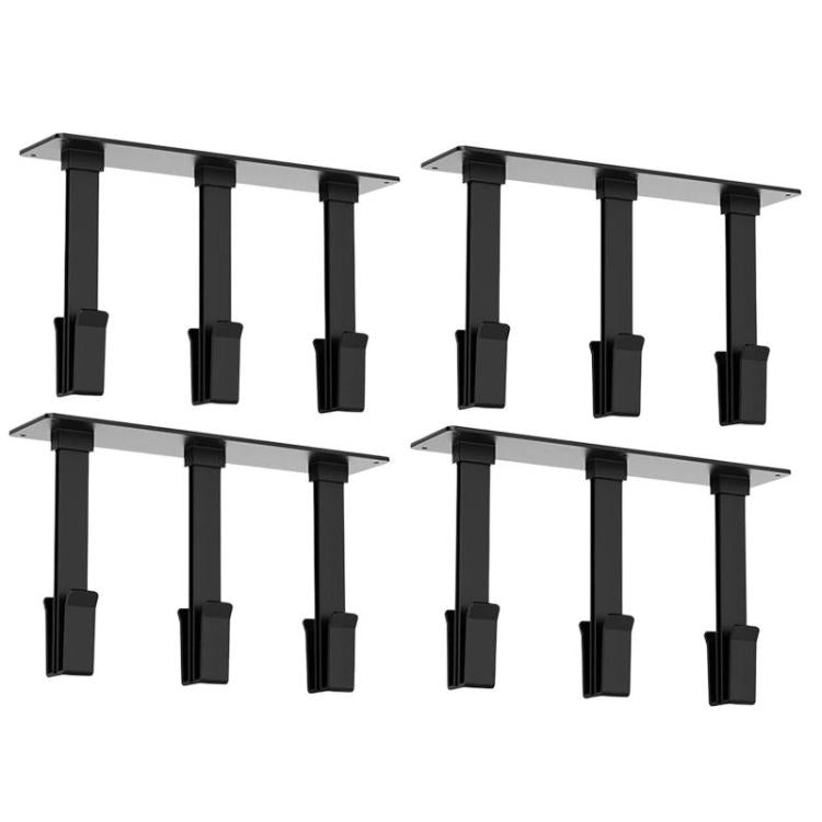 Wine Cabinet Hanging Cup Rack Upside Down Beer Glass Holder, 2pcs, 4pcs