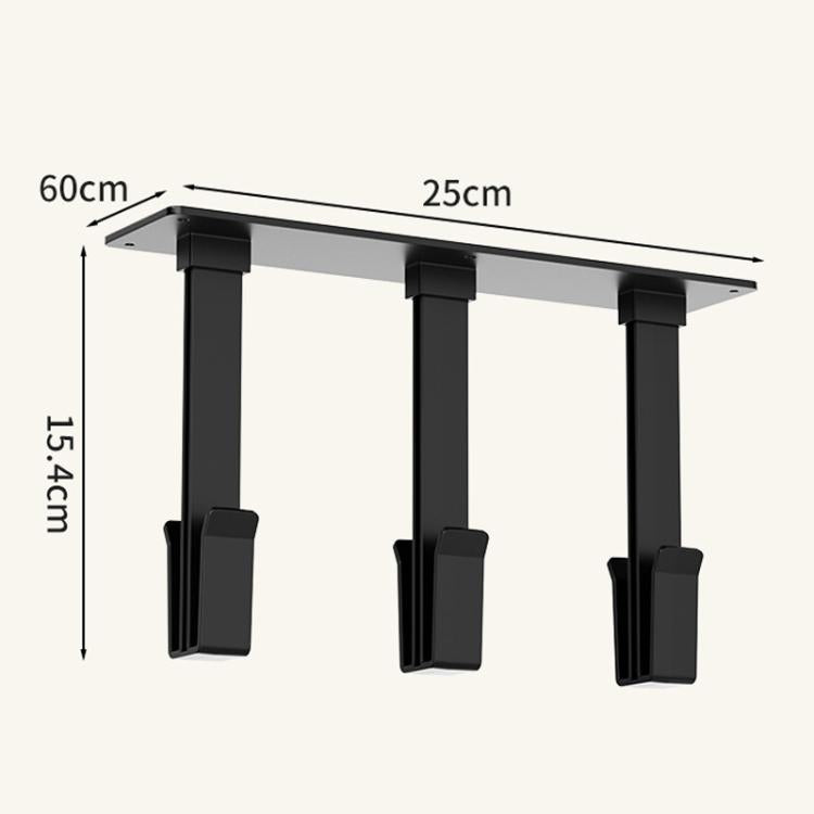 Wine Cabinet Hanging Cup Rack Upside Down Beer Glass Holder, 2pcs, 4pcs