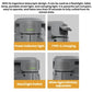 720 Degree Rotating Folding Outdoor Camping Lamp With Three-Leaf LED Blade