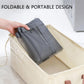 Large Mesh Laundry Basket With Handles Wall-Mounted & Foldable Dirty Clothes Hamper Portable Toy Storage Bag