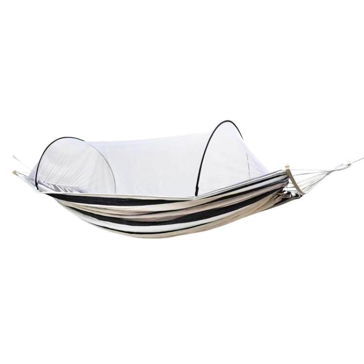 220 x 150cm Anti-rollover Mosquito Net Hammock Thickened Canvas Double Outdoor Swing Chair