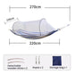 220 x 150cm Anti-rollover Mosquito Net Hammock Thickened Canvas Double Outdoor Swing Chair