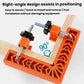 Right Angle Positioner Slabs Stitching Fixer L-Shaped Plastic Corner Brackets, 3 inch, 4 inch, 6 inch, 8 inch