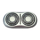 For Xiaomi Electric Shaver S200 Replacement Shaver Head Dual-Track Floating Blade Cover Assembly