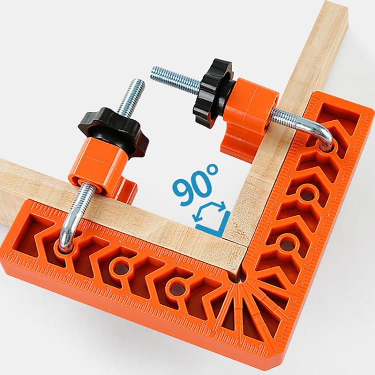 Woodworking Auxiliary Right Angle Positioner Fast-install Screw Locking Clamp, Clamp