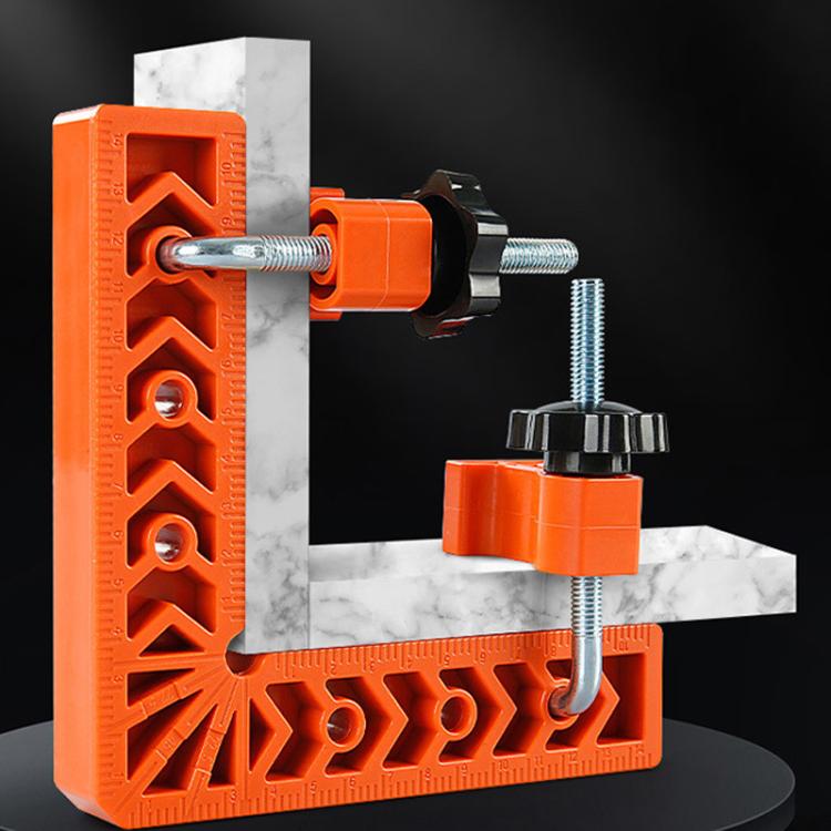 Woodworking Auxiliary Right Angle Positioner Fast-install Screw Locking Clamp, Clamp