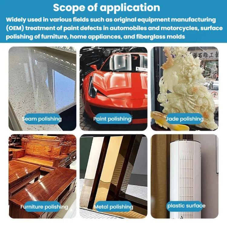 Wool polishing wheel pads for seam, paint, furniture, and plastic buffing