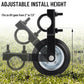 Heavy Duty Farm Gate Casters Outdoor Door Frame Auxiliary Wheels