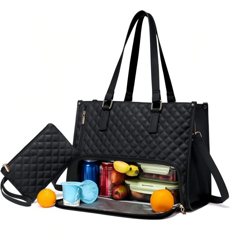 2 in 1 Handheld Insulated Lunch Bag Crossbody Combination Bag