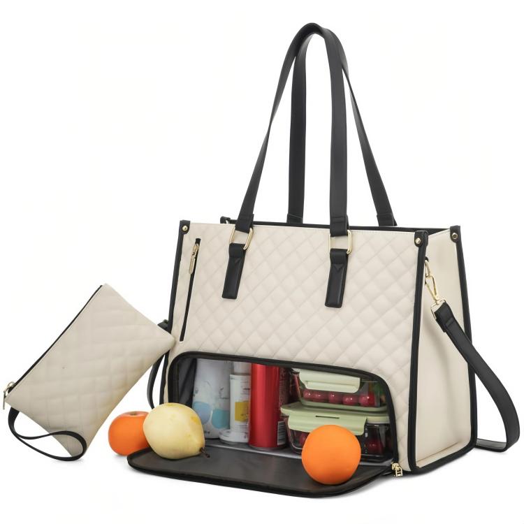2 in 1 Handheld Insulated Lunch Bag Crossbody Combination Bag