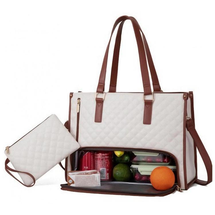 2 in 1 Handheld Insulated Lunch Bag Crossbody Combination Bag