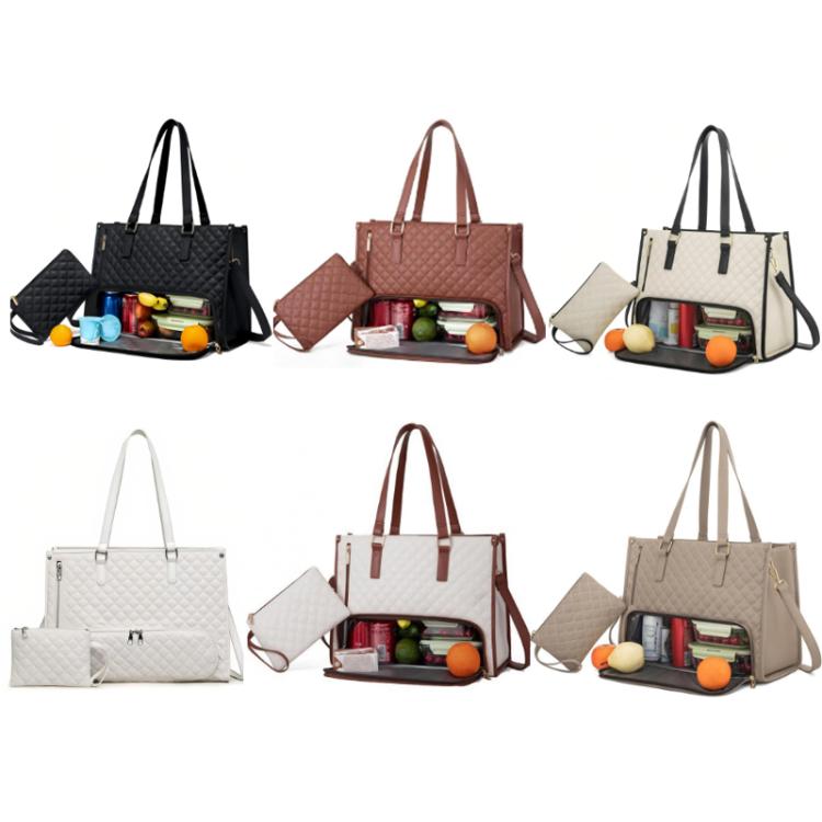 2 in 1 Handheld Insulated Lunch Bag Crossbody Combination Bag