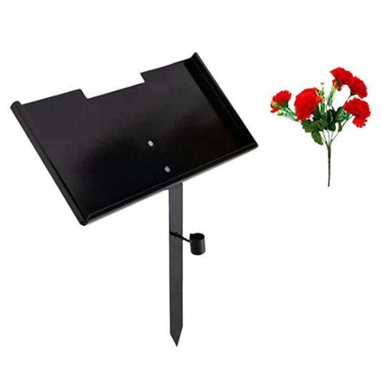 Iron Art Tombstone Marker Stand Pet Memorial Nameplate Stake