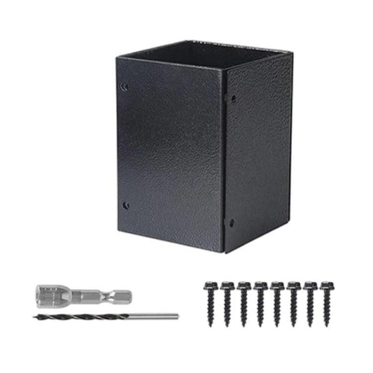 Adjustable Post Protector Metal Post Protection Kit For Wooden Mailboxes & Fences
